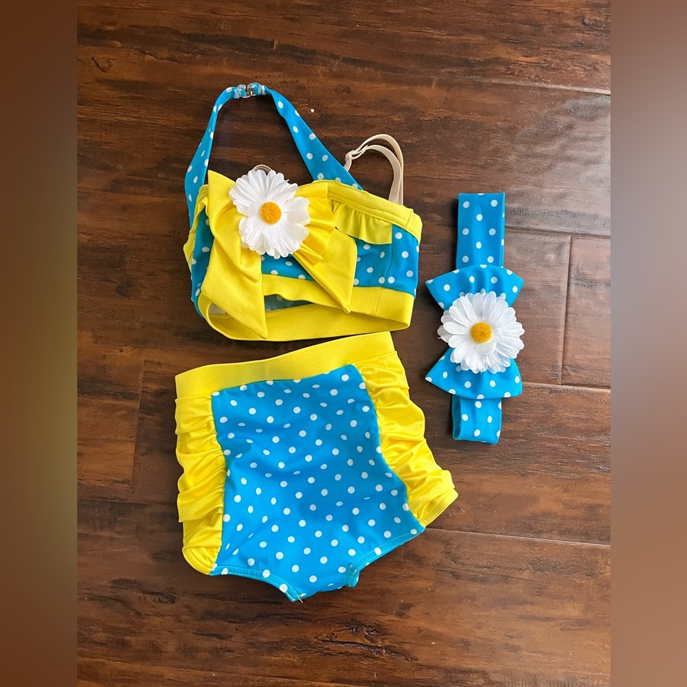 Itsy bitsy teeny weeny yellow polka dot bikini